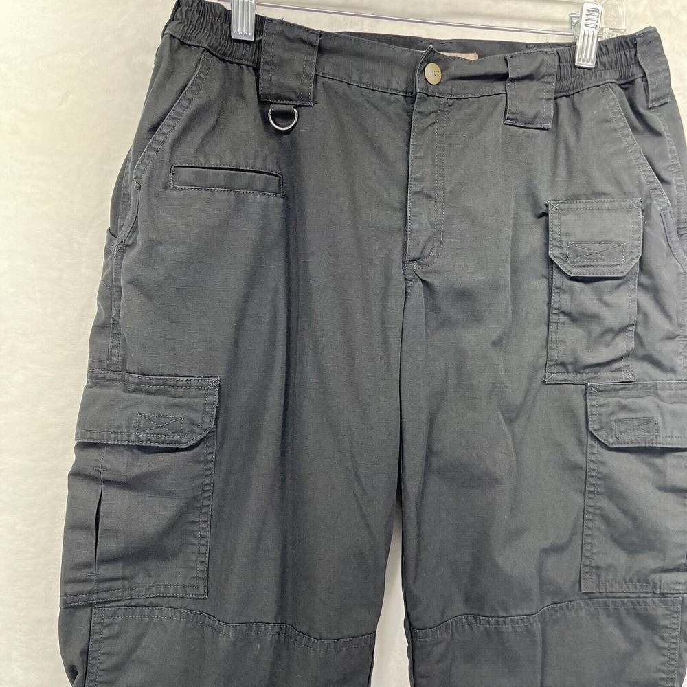 5.11 Tactical Utility Pants Women’s Size 12 Black Cargo - Picture 5 of 15